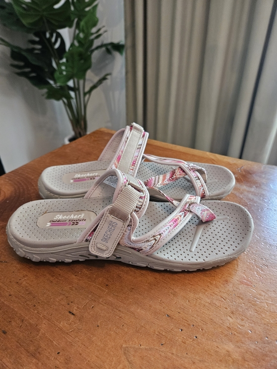 Skechers Shoes - Skechers Pink Gray Sport Sandals- Nwot
